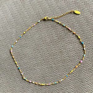 Atolea Rainbow Dainty Choker Necklace